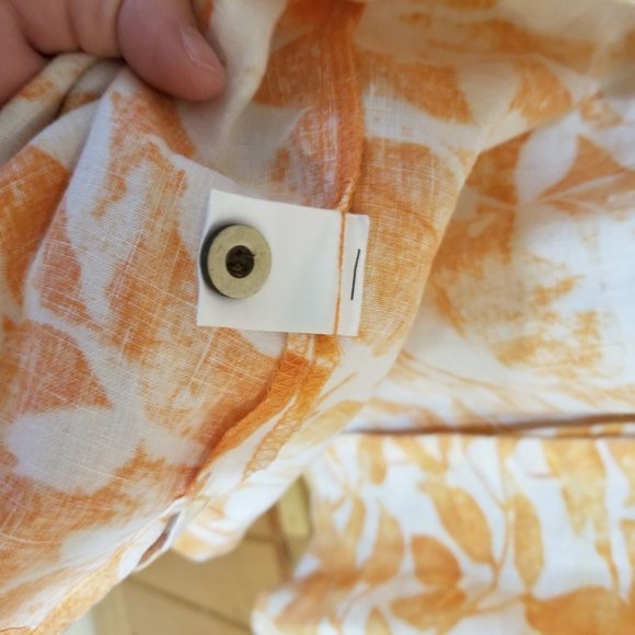 Tommy Bahama M S/S Button Shirt Orange - Picture 4 of 10